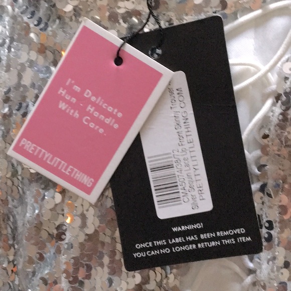 Pretty Little Thing Sequin Pant - Picture 5 of 8